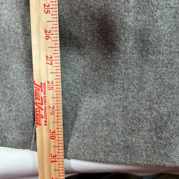 Gently Loved DKNY Women's Size 0 Double-Breasted gray Peacoat Zip Pockets READ - Picture 8 of 16